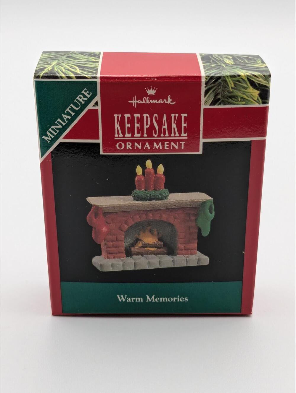 Hallmark Keepsake Warm Memories Miniature Ornament 1990, New in Box